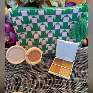 ORYZA NUDE SHIMMER+CONTOUR Eyeshadow +CIATE LONDON CELESTIAL Highlighting Powder